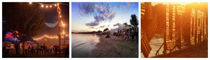 collage festivalstimmung