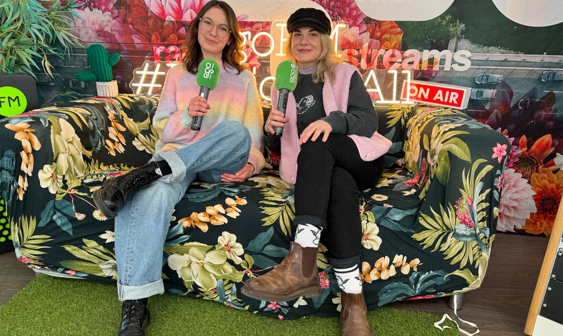 Avec auf der egoFM Interview Couch