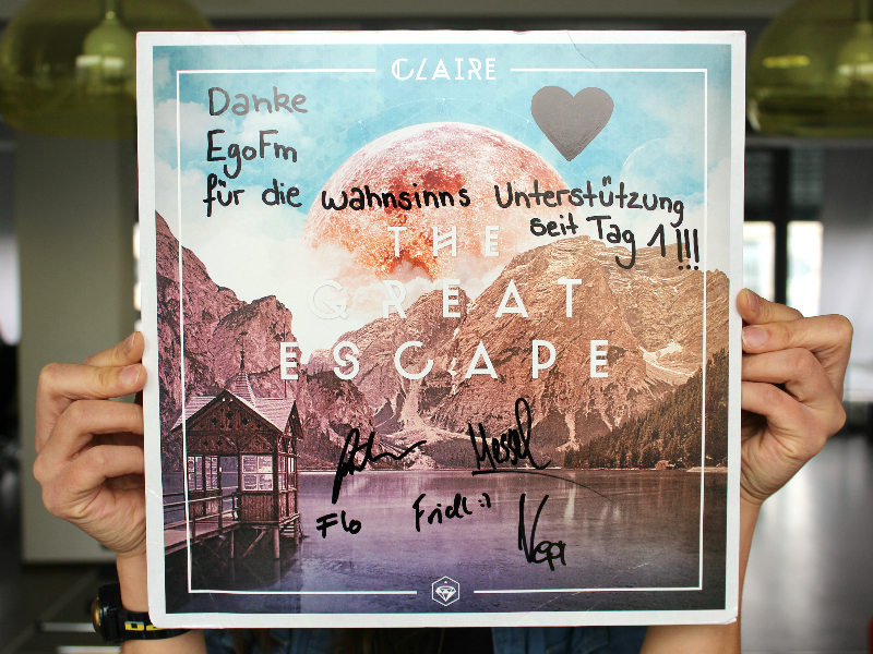 claire signiertes album